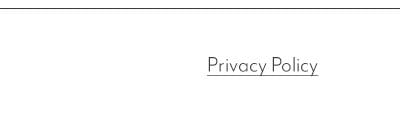 Privacy Policy