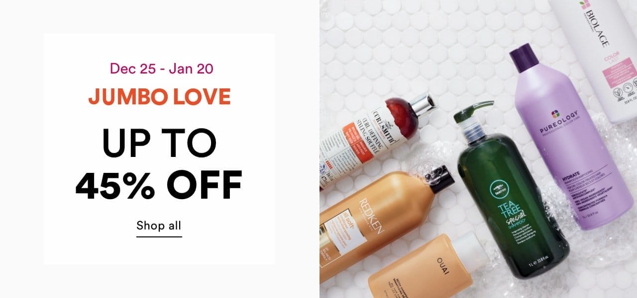 Dec 25 - Jan 20 | Jumbo Love | Up to 45% off | Shop all