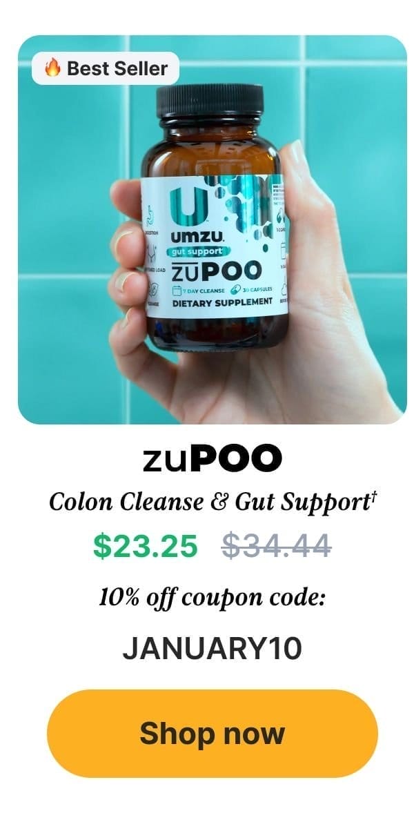 zuPOO Colon Cleanse & Gut Support