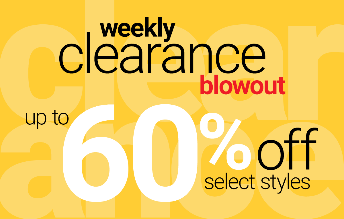 Weekly Clearance >
