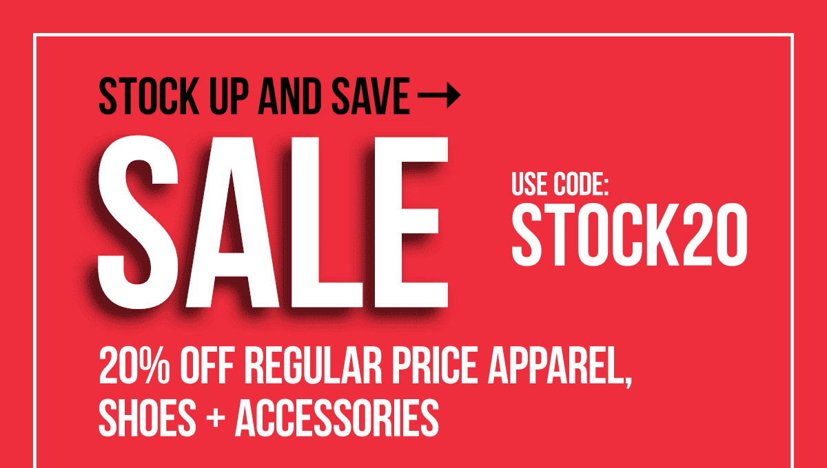 Stock Up Sale >