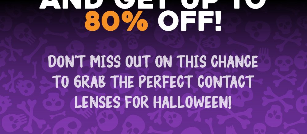 Pre-Halloween Sale