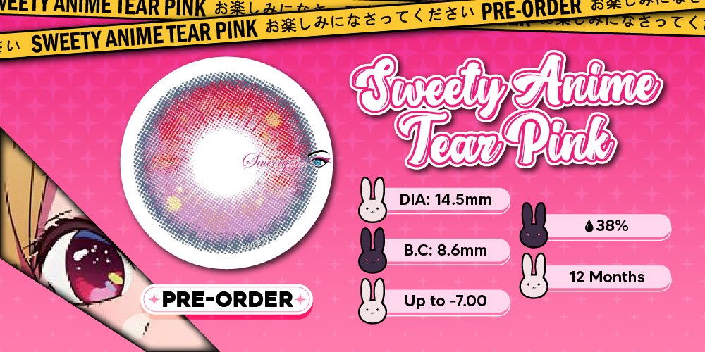 Sweety Anime Tear Pink