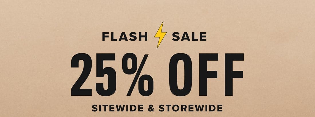 25% Off Sitewide & Storewide