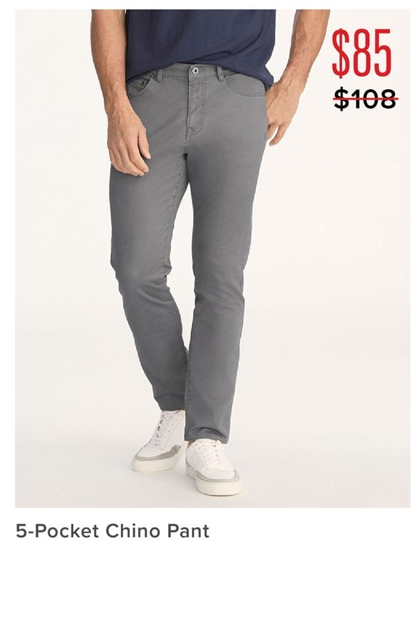 5-Pocket Chino Pant Grey