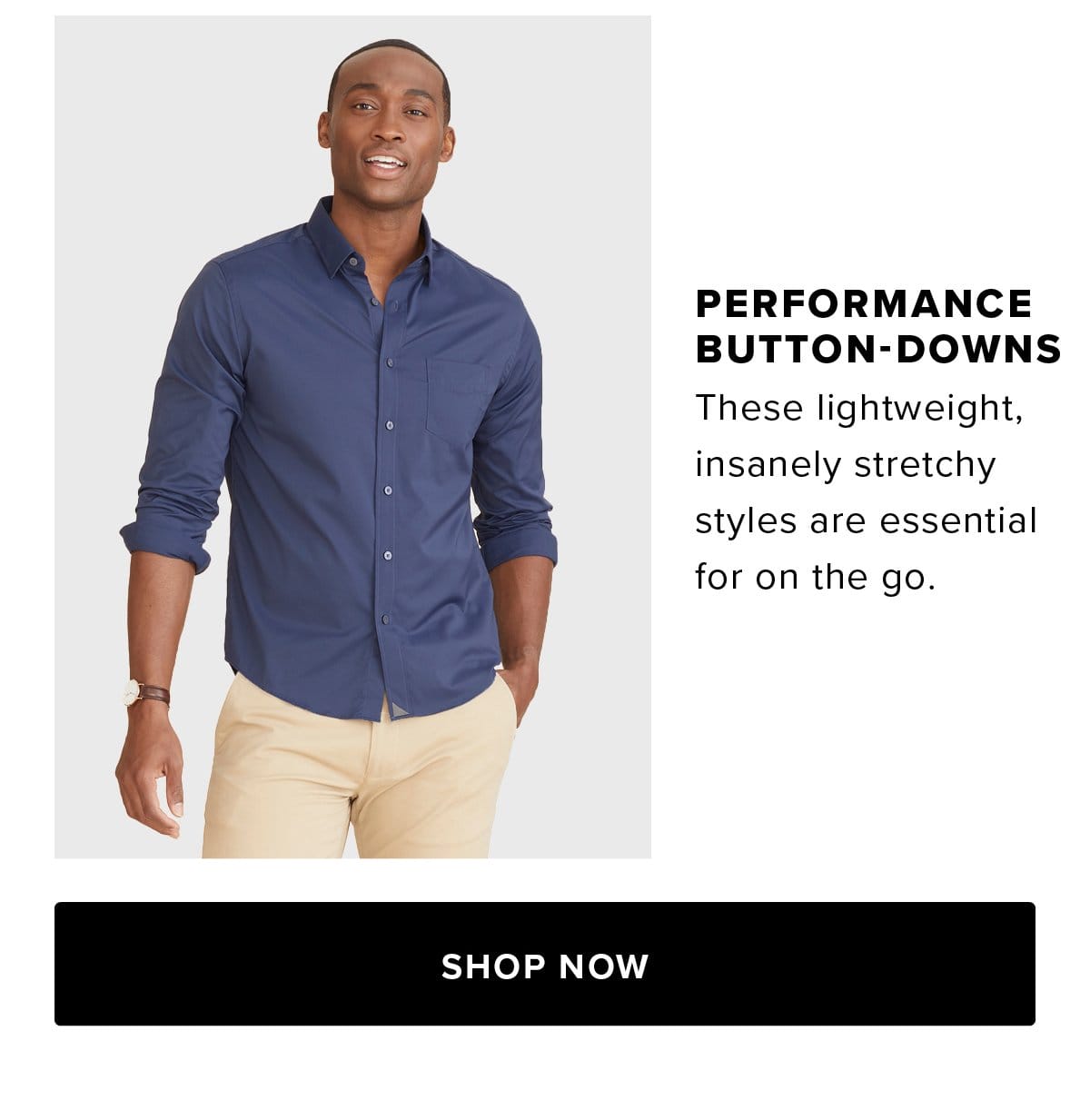 Shop Performance Button-Downs