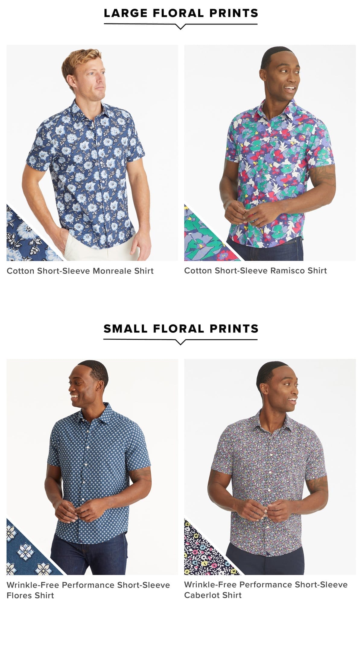 Large Or Small Floral Prints