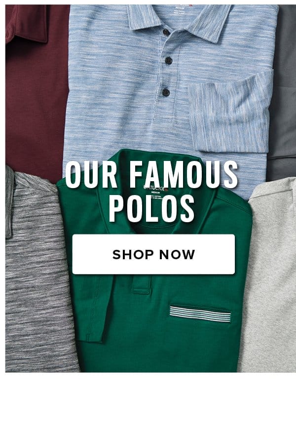 Shop Our Famous Polos