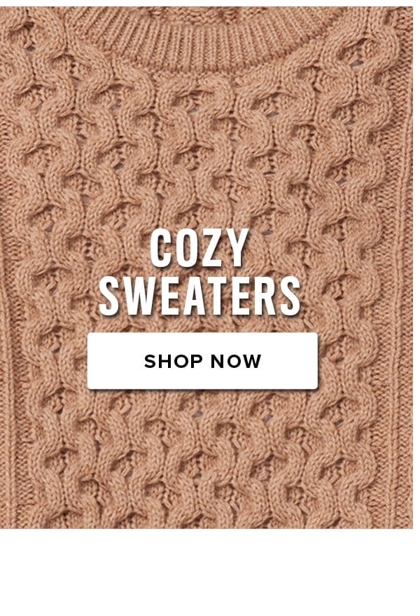Shop Cozy Sweaters