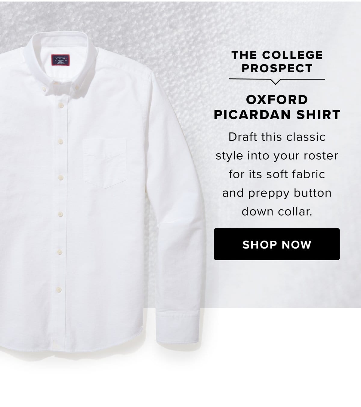 Shop The College Prospect: Oxford Picardan Shirt