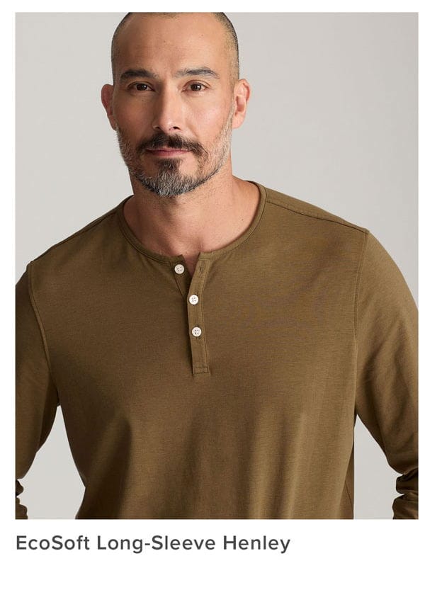 Ecosoft Long-Sleeve Henley