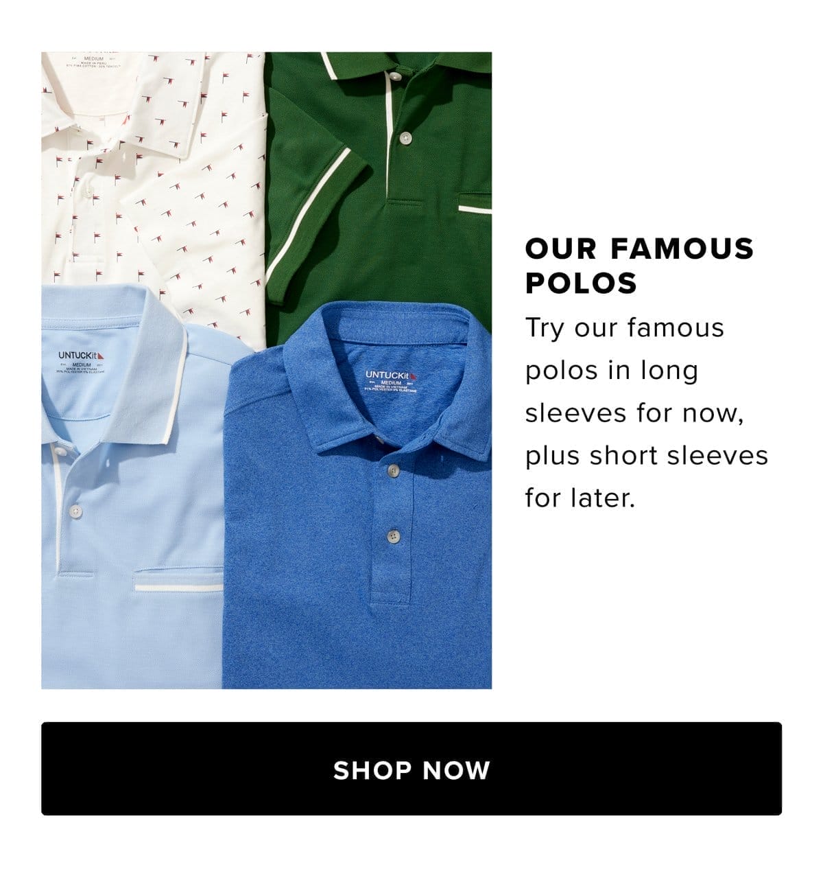 Shop Our Famous Polos