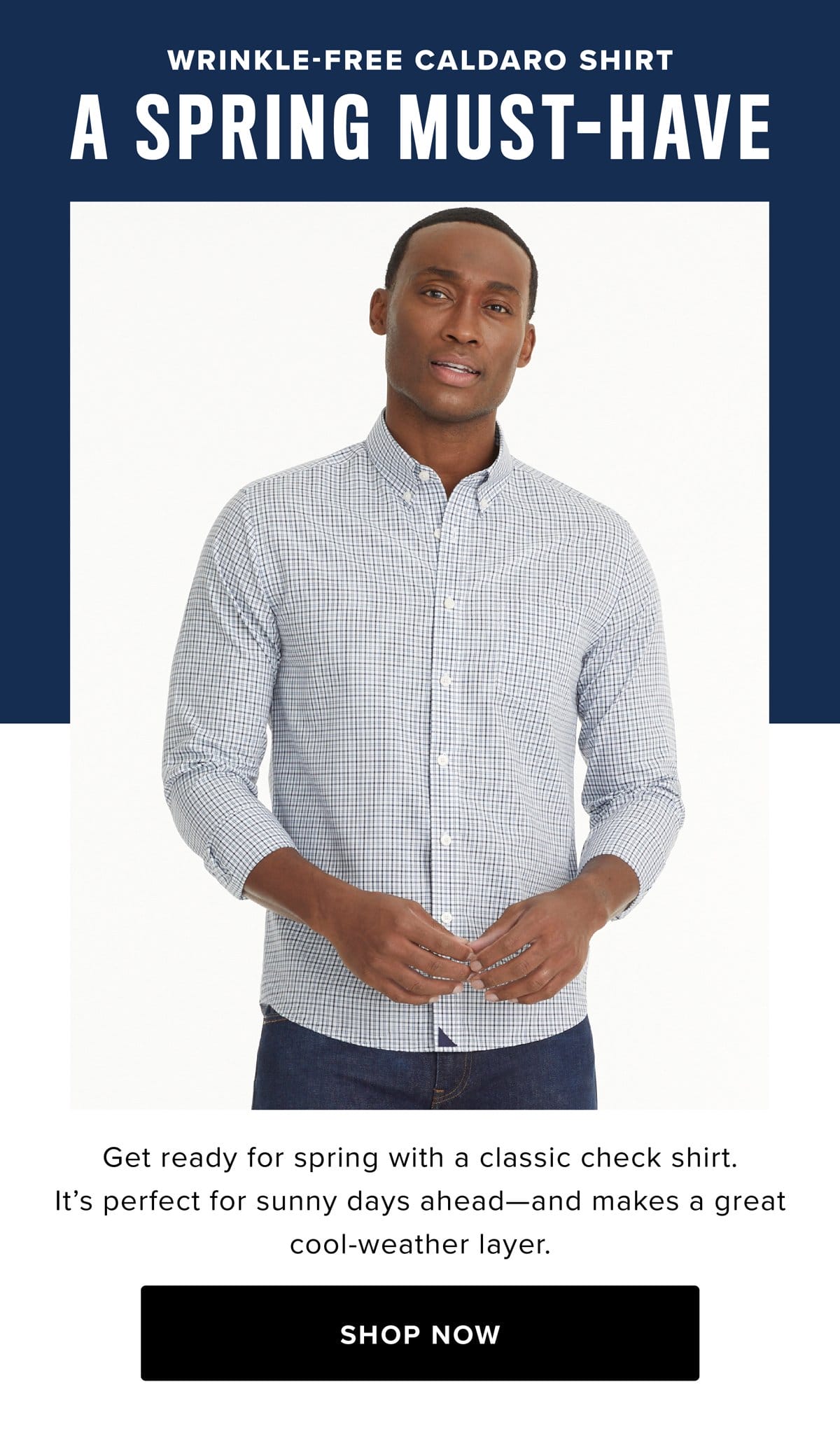 Wrinkle-Free Caldaro Shirt: A Spring Must-Have