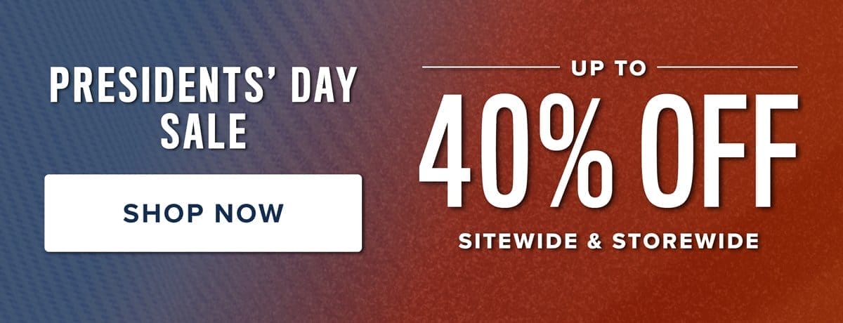 Shop Up to 40% Off