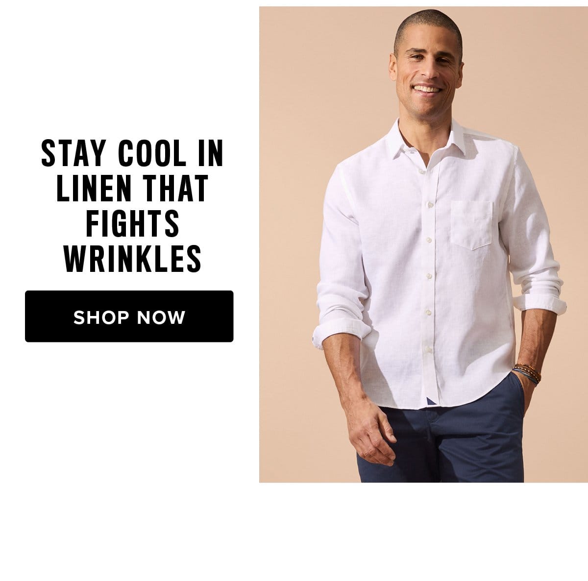 Stay Cool In Linen That Fights Wrinkles