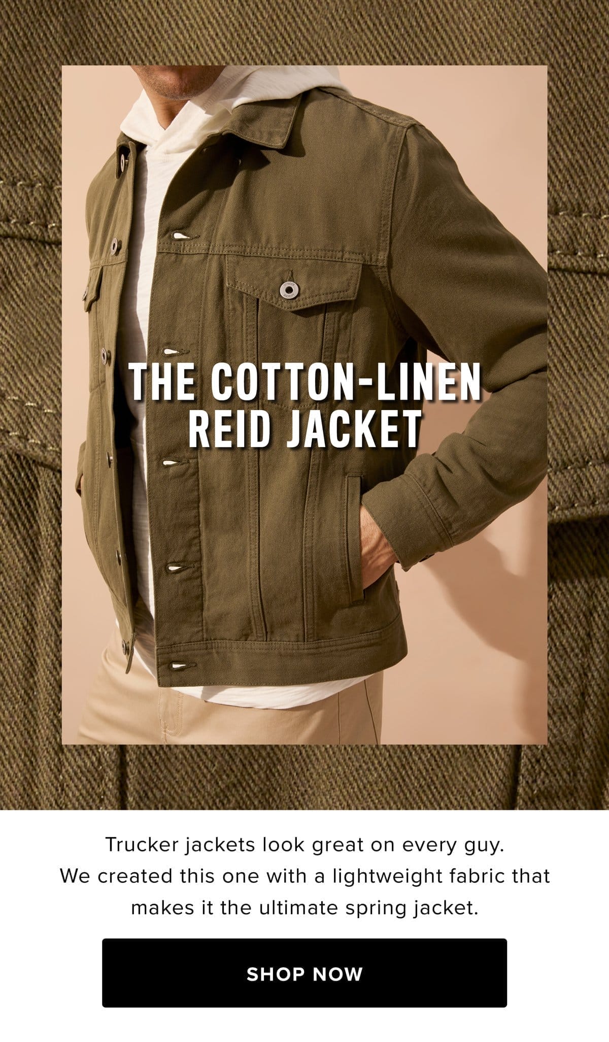 Shop The Cotton-Linen Reid Jacket