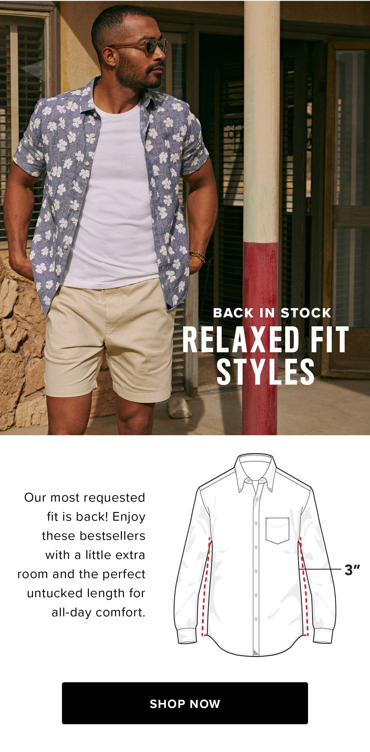 Back In Stock: Relaxed Fit Styles