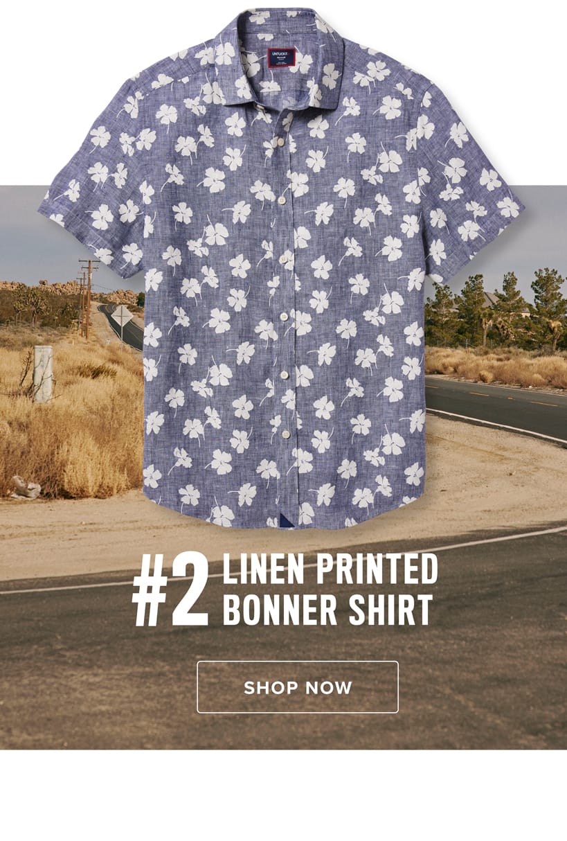 Linen Printed Bonner Shirt