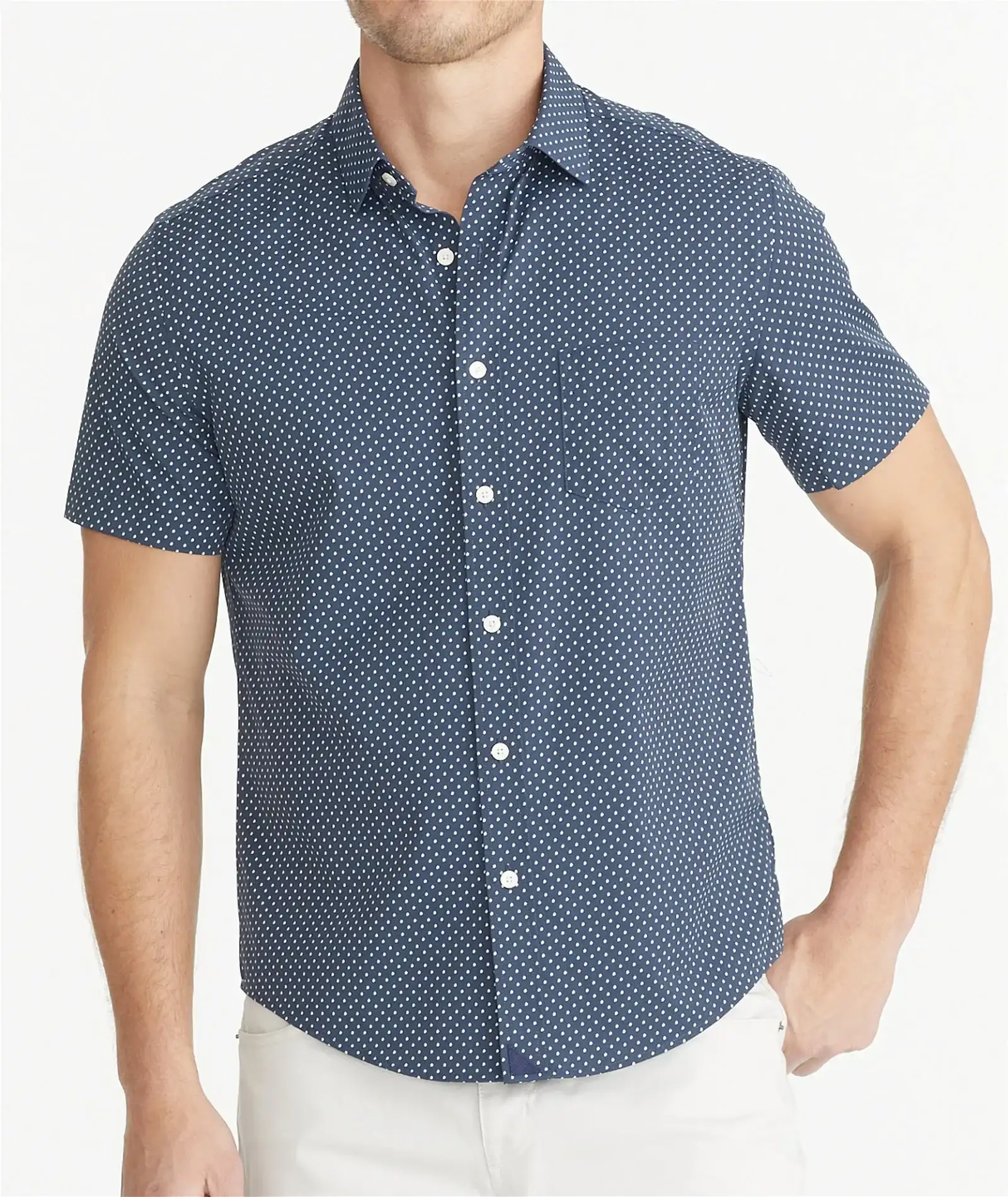 Image of Wrinkle-Free Performance Short-Sleeve Brenner Shirt