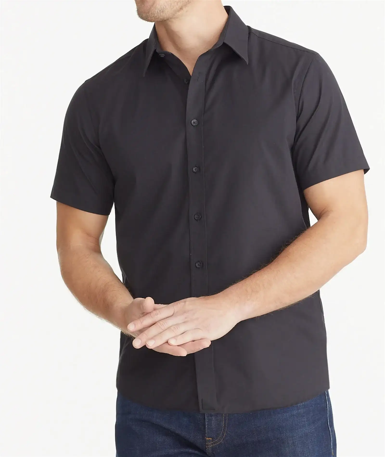 Image of Classic Short-Sleeve Coufran Shirt