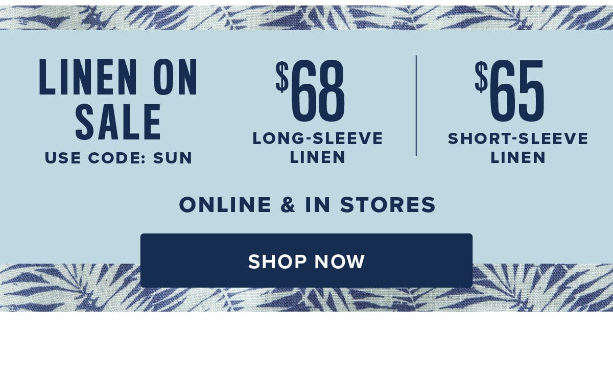 Shop Linen On Sale