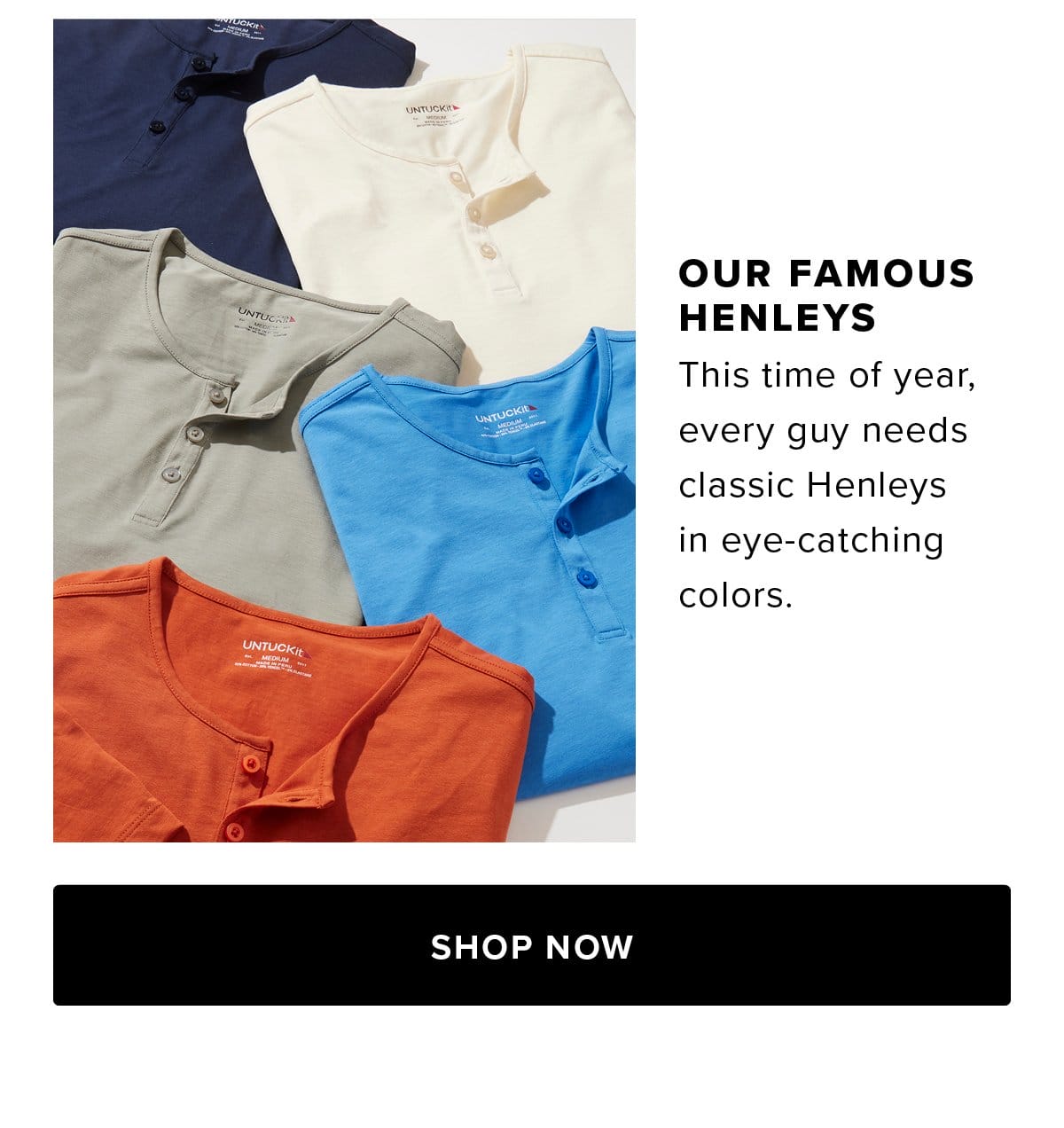 Shop Our Famous Henleys