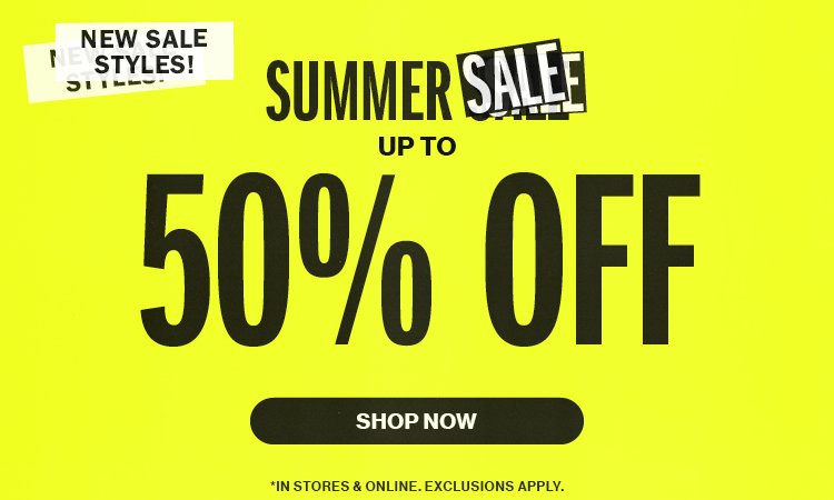 Summer Sale up to 50% off