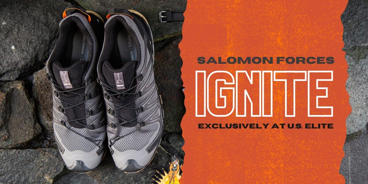 U.S. Elite's exclusive Salomon FORCES Shoes - XA PRO 3D V8 Ignite