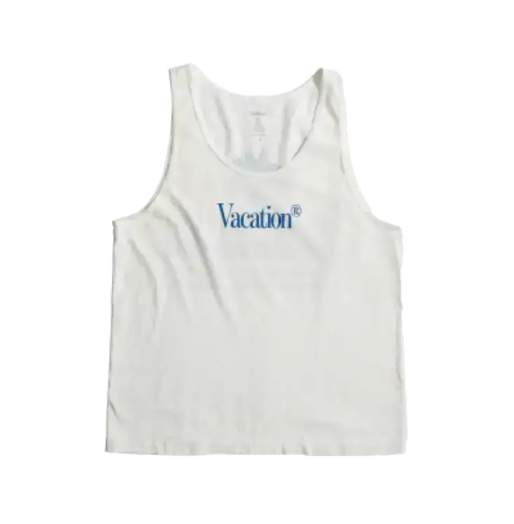 Image of Vacation® White Sleeveless Shirt