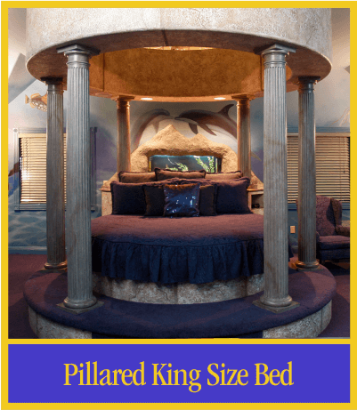 Pillared King Size Bed
