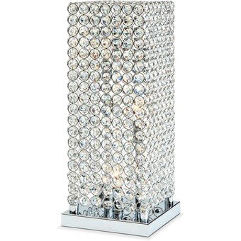 Crystal Tower Table Lamp