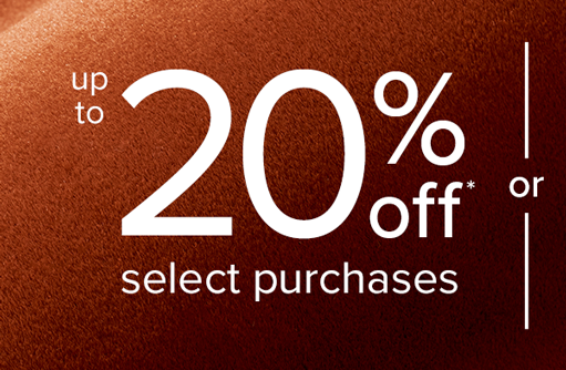 Up to 20% off