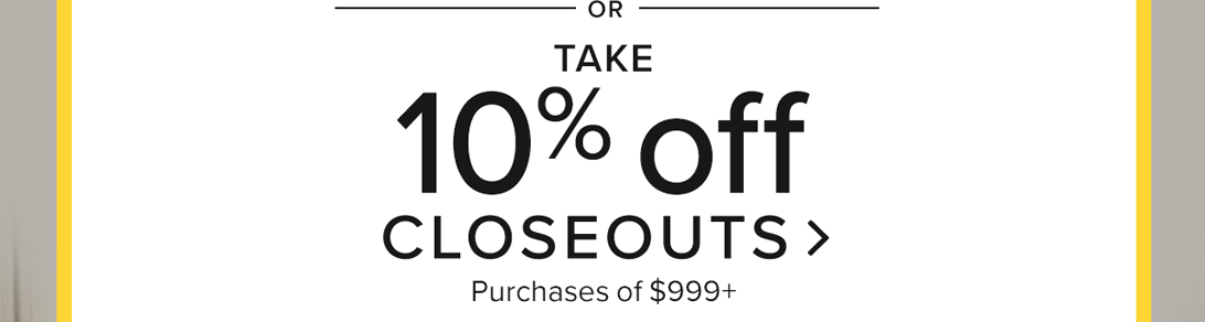 Closeouts