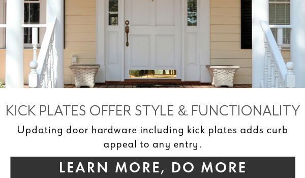 Kick Plates Offer Style and Functionality