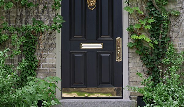 Front Door Prep with Door Accessories