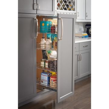 Hardware Resources Tall Wire Soft Close Pantry Pullout