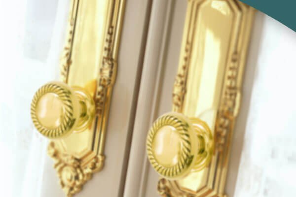 FREE SHIPPING ON SELECT BRASS ACCENTS DOOR SETS