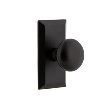 Vale Plate Keep Knob Interior Door Set