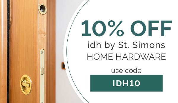 USE CODE IDH10, SAVE 10% ON ST SIMONS HARDWARE