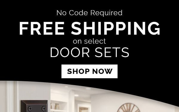 FREE SHIPPING on select door set