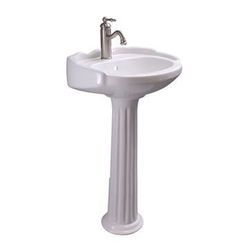 Barclay Silvi 20 Inch Pedestal Lavatory Sink