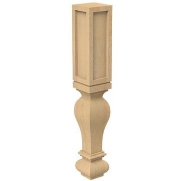 Designs of Distinction Routed Gaelic 4 1/2 Inch Table Leg