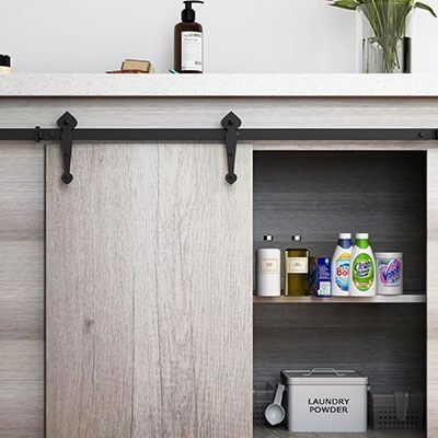 SHOP MINI BARN DOOR HARDWARE