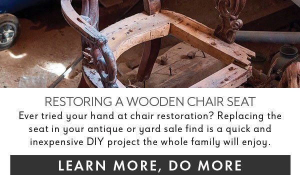 Restoring a Wooden Chair Seat