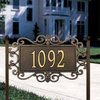 Shop Address Plaques