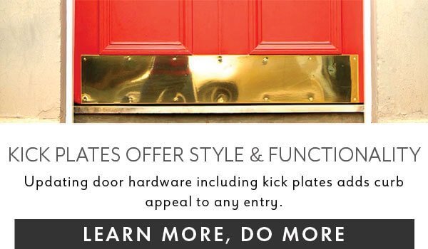 Kick Plates Offer Style and Functionality