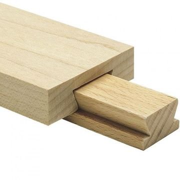 Center Mount 22 Inch Maple Drawer Slide