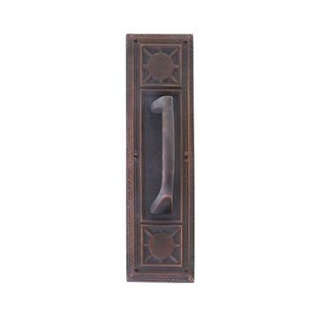 Brass Accents 13 7/8 Inch Nantucket Push/Pull Plates