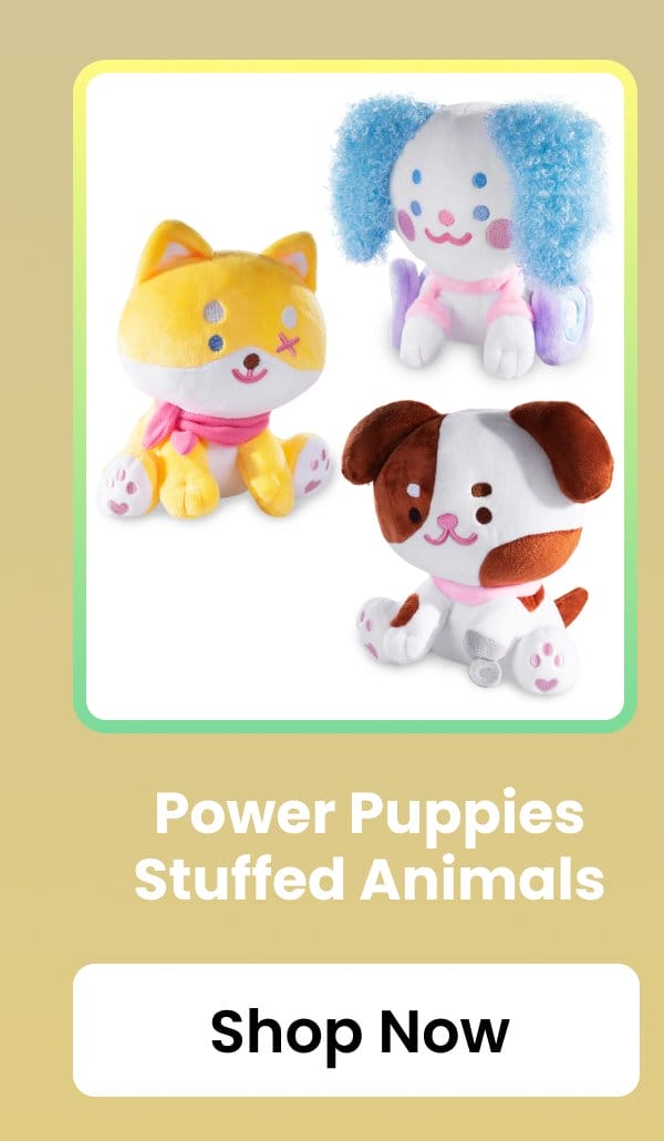 Power Puppies Stuffed Animals