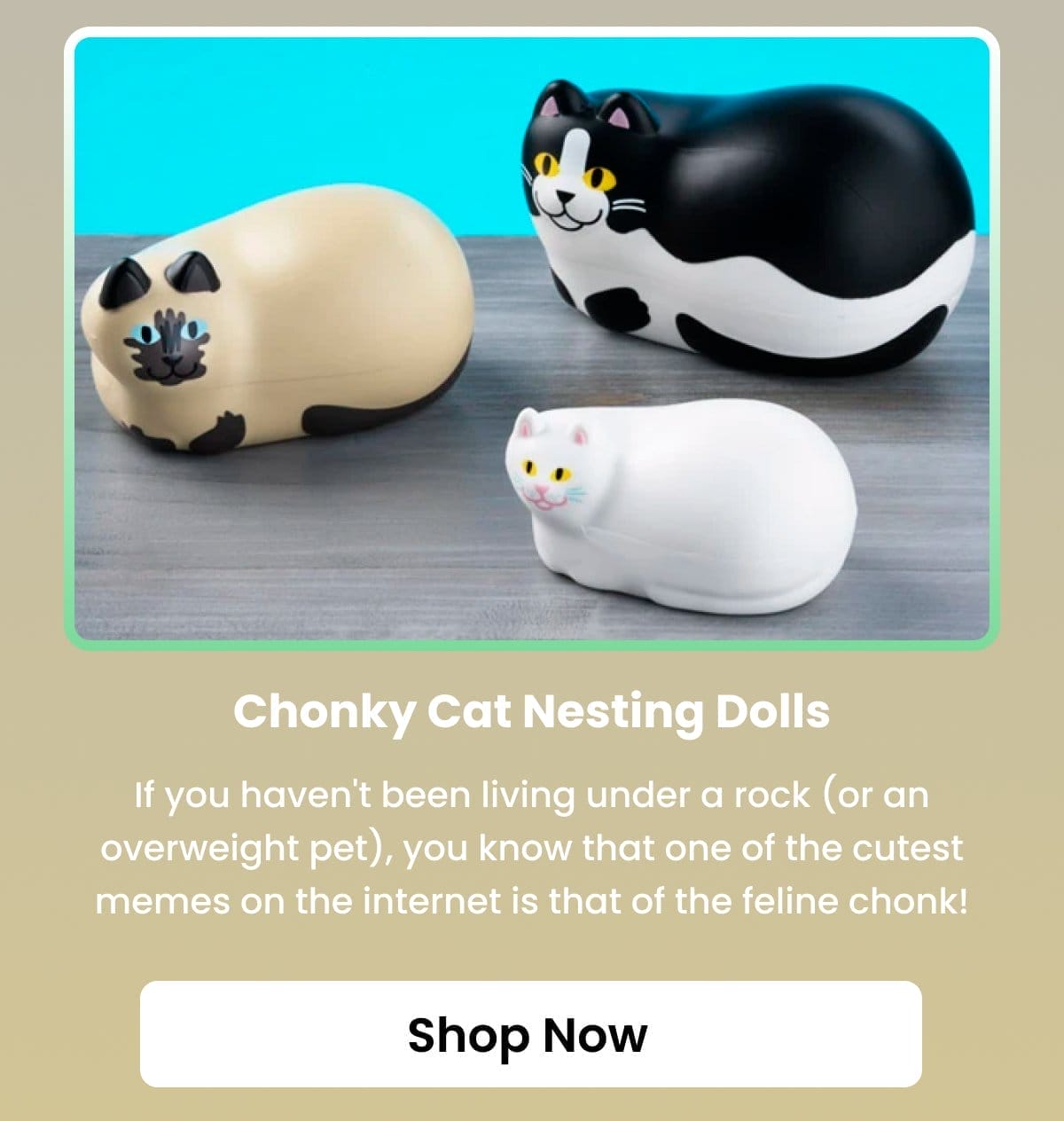 Chonky Cat Nesting Dolls